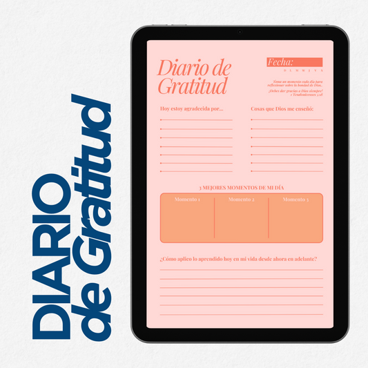 Notepad Digital Diario de Gratitud